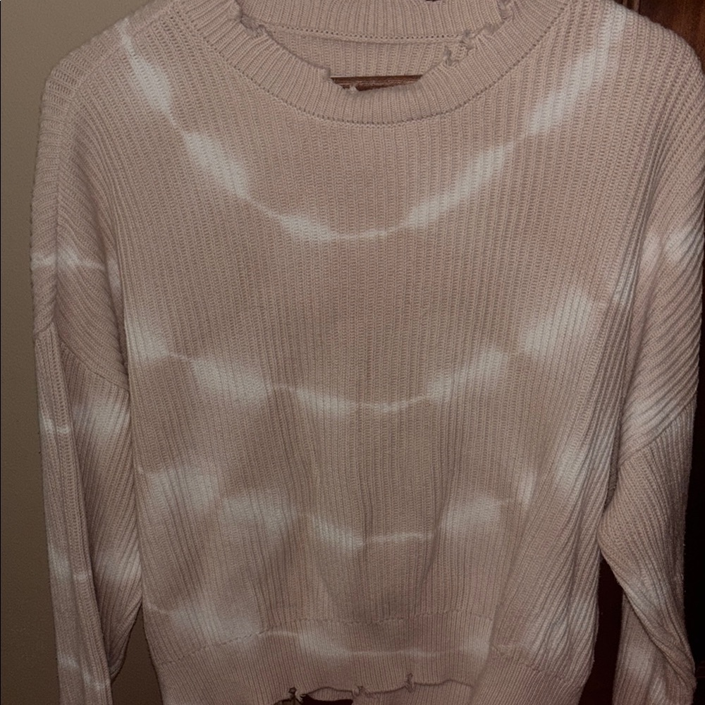 Pistola Women' tan cream Tie-Dye Sweater